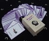 Neshla Avey the learner tarot cards spread out with box