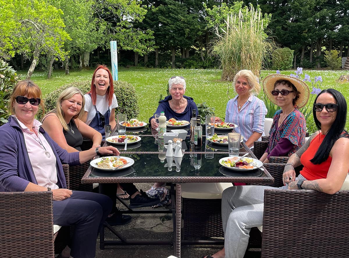 Evening Meal at Serenity Retreat with Psychic Neshla Avey