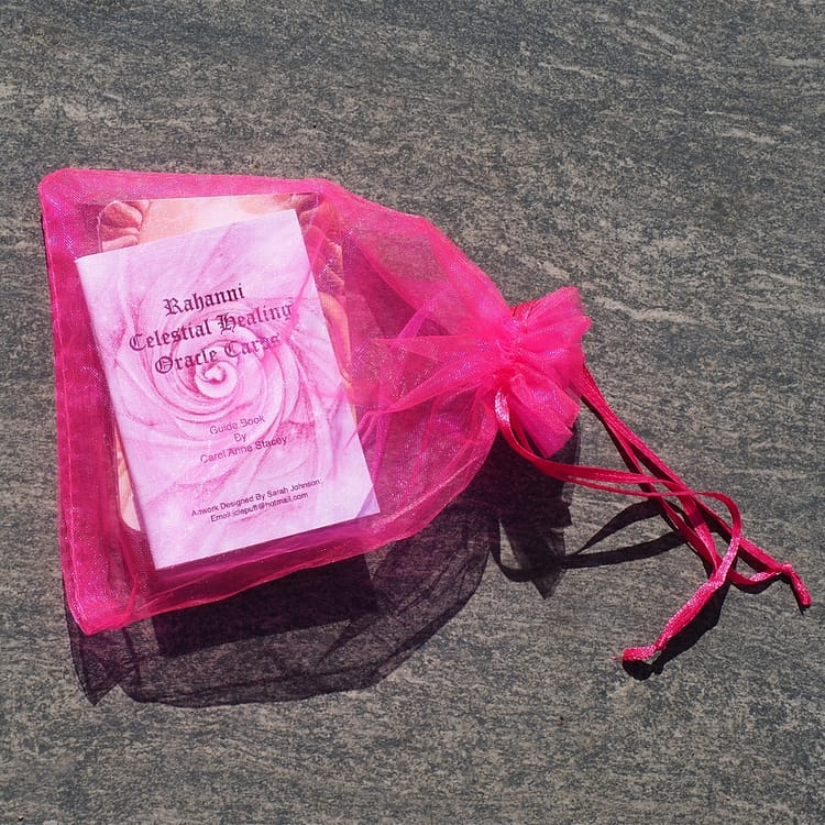 Rahanni Celestial Healing Oracle Cards in bag