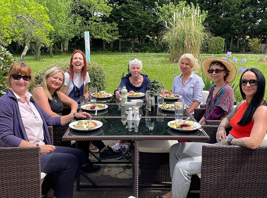 Evening Meal at Serenity Retreat with Psychic Neshla Avey