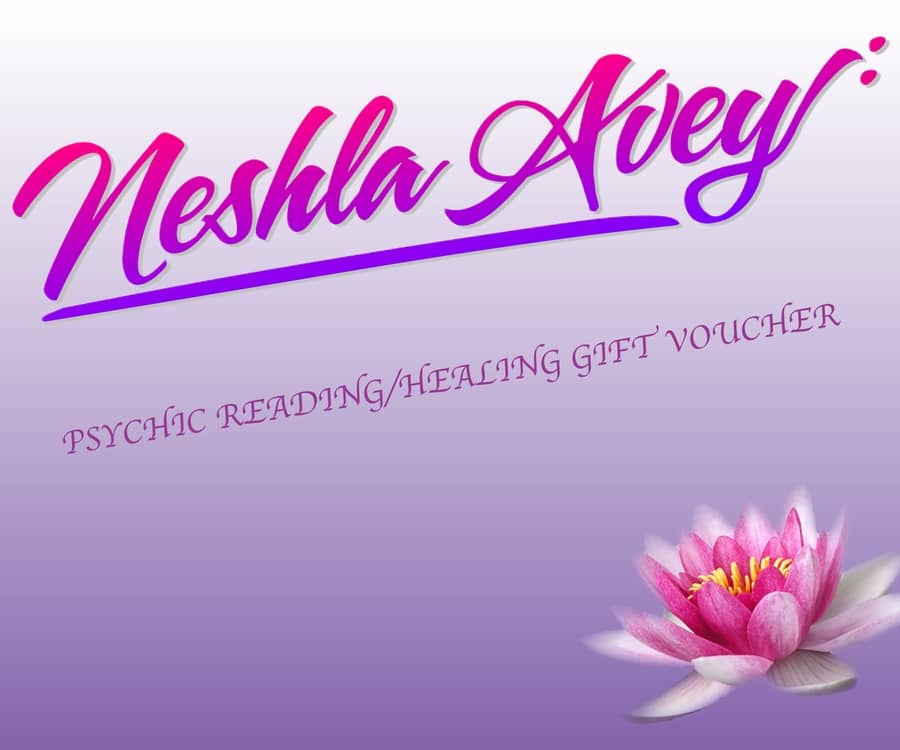 Neshla Avey Gift Voucher for psychic readings & healing